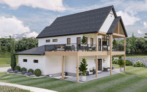 Cottage House Plan #963-00747 Elevation Photo