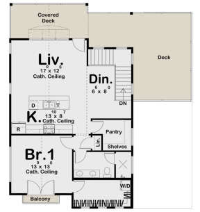 Second Floor for House Plan #963-00747