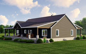 Country House Plan #5032-00222 Elevation Photo