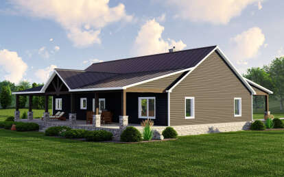 Country House Plan #5032-00222 Elevation Photo