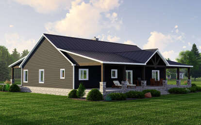 Country House Plan #5032-00222 Elevation Photo