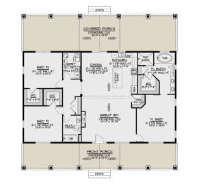 Main Floor  for House Plan #5032-00222