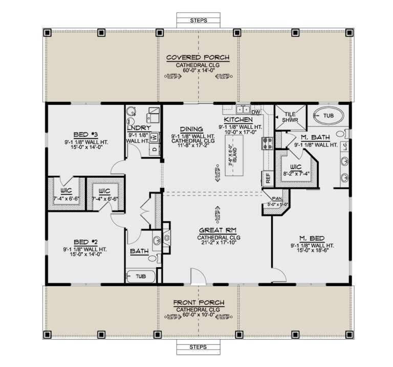 House Plan House Plan #28696 Drawing 1