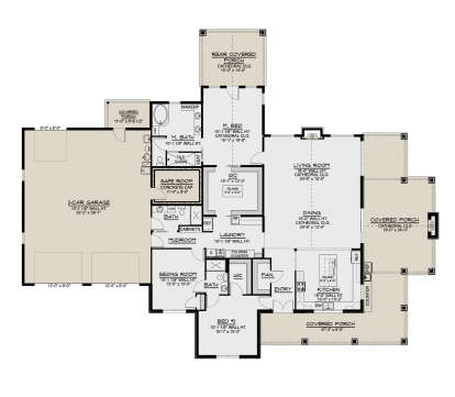 House Plan House Plan #28697 Drawing 1
