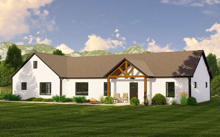 Country House Plan #5032-00224 Elevation Photo