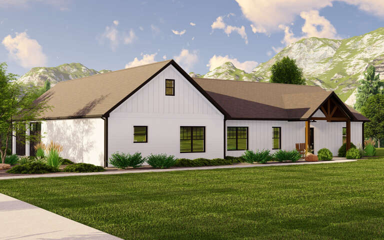Country House Plan #5032-00224 Elevation Photo