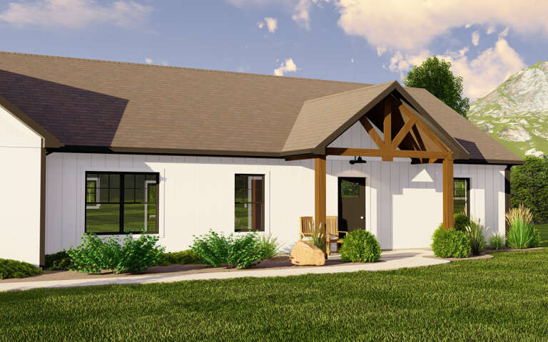 Country House Plan #5032-00224 Elevation Photo