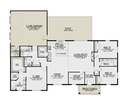 Main Floor  for House Plan #5032-00224