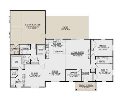 House Plan House Plan #28698 Drawing 1