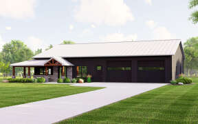 Barn House Plan #5032-00225 Elevation Photo