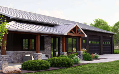 Barn House Plan #5032-00225 Elevation Photo