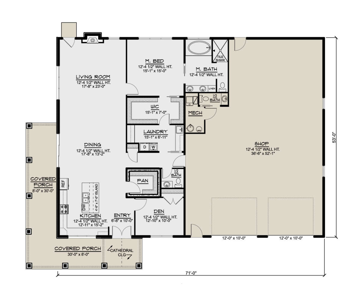 Main Floor  for House Plan #5032-00225