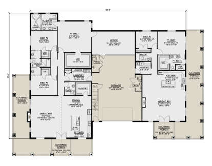 Main Floor  for House Plan #5032-00228