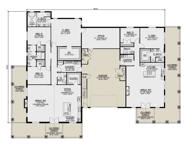 House Plan House Plan #28702 Drawing 1