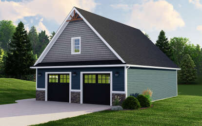 House Plan House Plan #28703 Angled Front Elevation