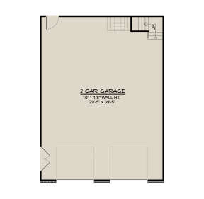 Garage Floor for House Plan #5032-00229
