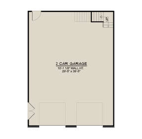 Garage Floor for House Plan #5032-00229