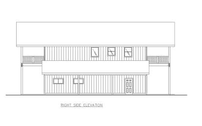 Barn House Plan #039-00716 Elevation Photo
