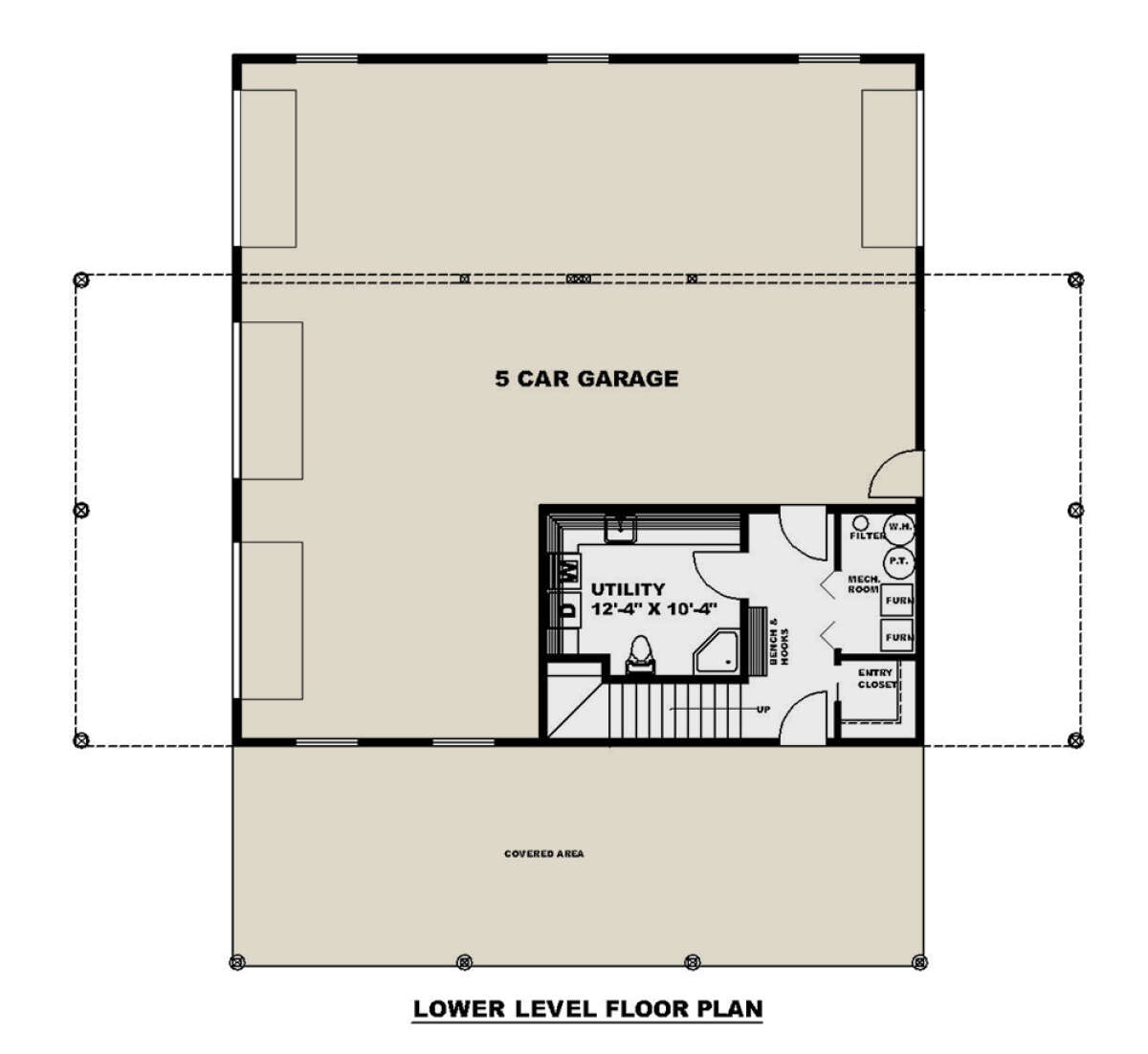 First Floor for House Plan #039-00716