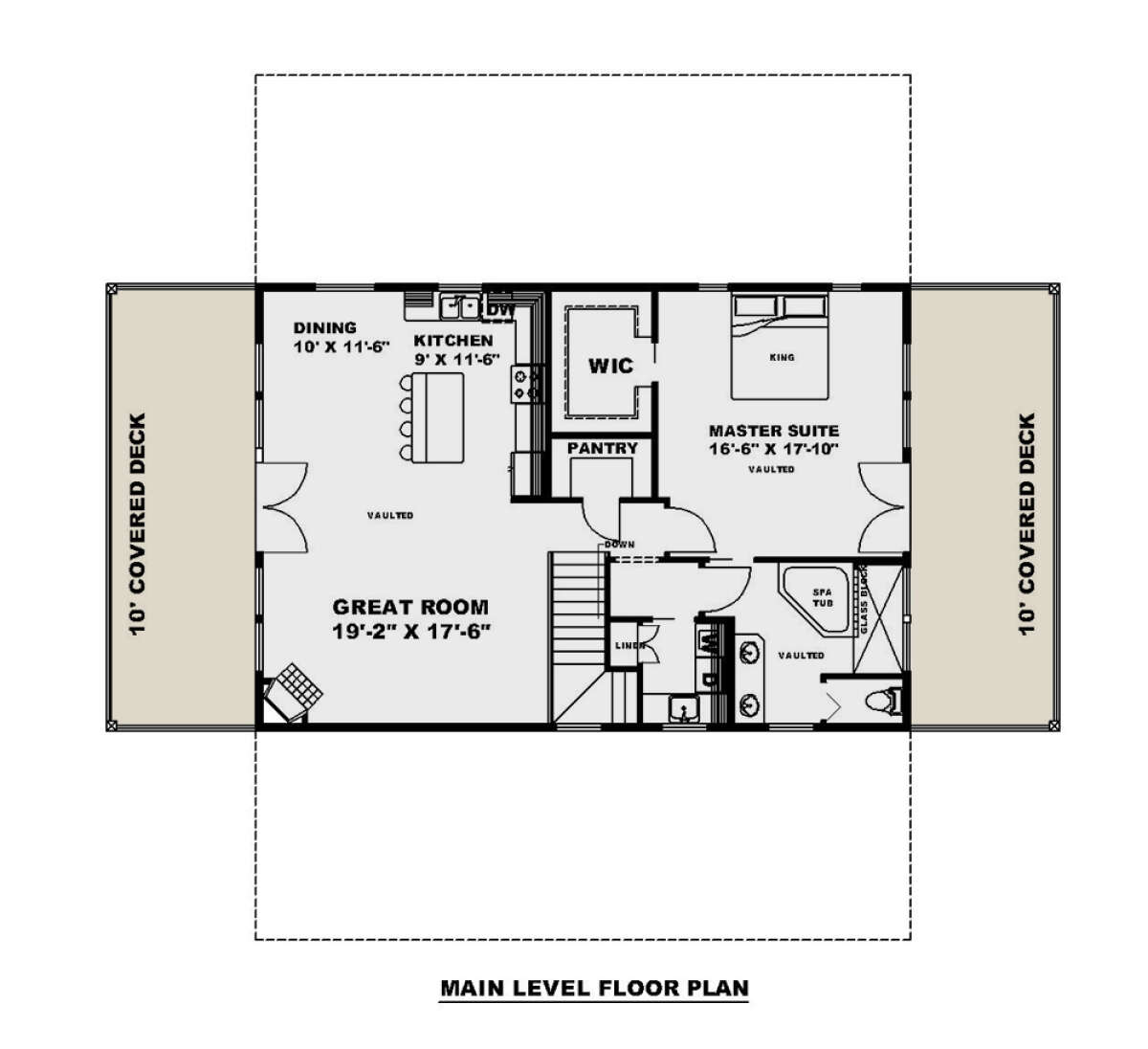 Second Floor for House Plan #039-00716