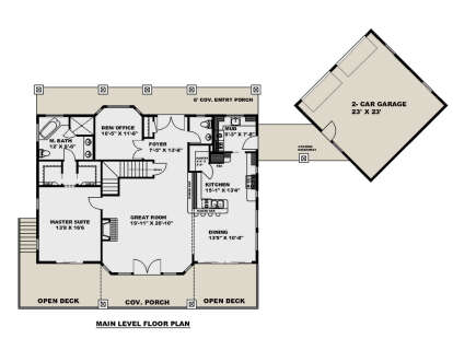 Main Floor  for House Plan #039-00717
