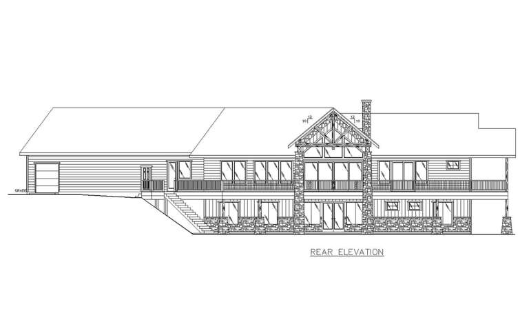 Craftsman House Plan #039-00718 Elevation Photo