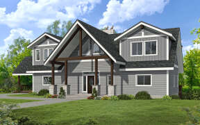 Craftsman House Plan #039-00719 Elevation Photo