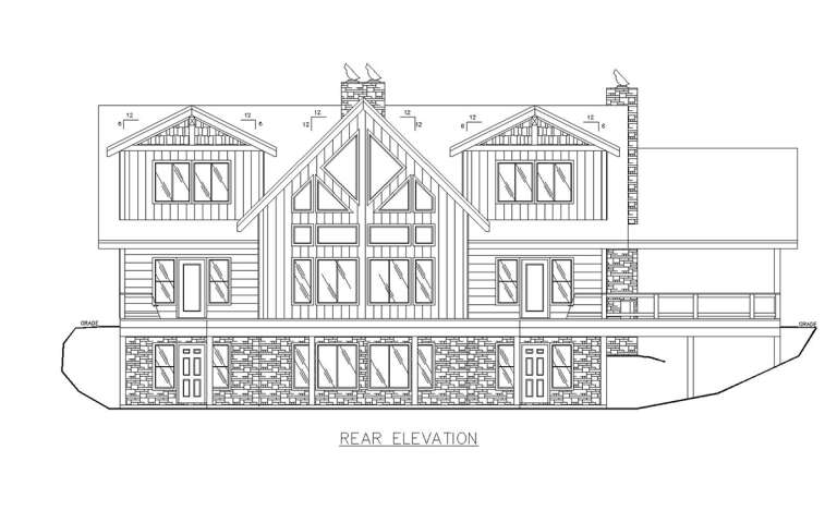 Craftsman House Plan #039-00719 Elevation Photo