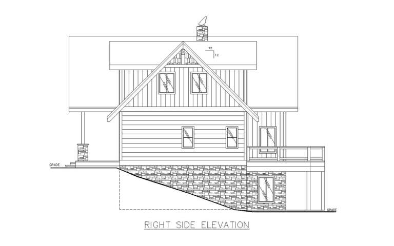 Craftsman House Plan #039-00719 Elevation Photo