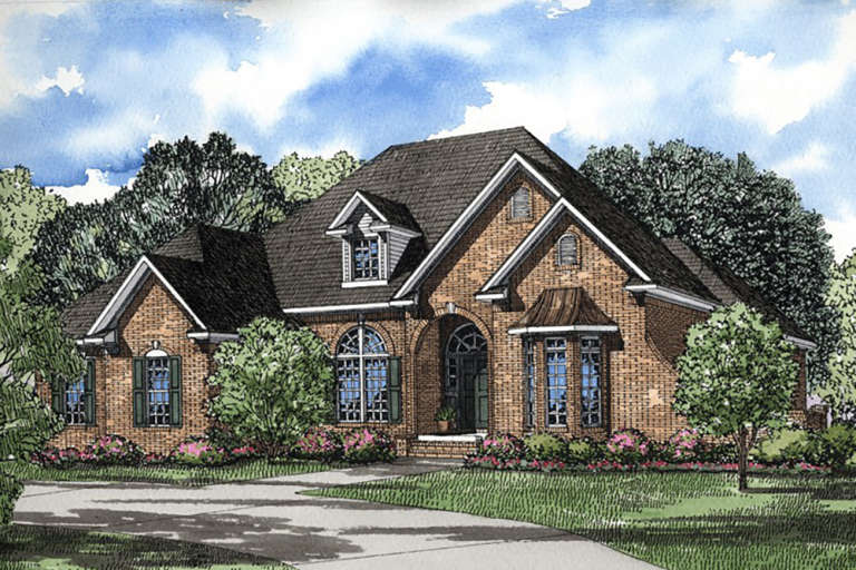 House Plan House Plan #2871 Front Elevation 