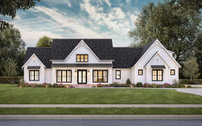Modern Farmhouse House Plan #4534-00092 Elevation Photo