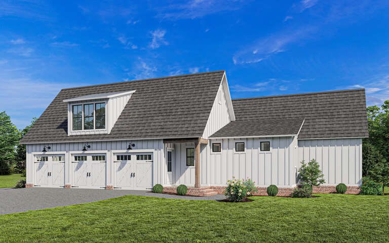 Modern Farmhouse House Plan #4534-00092 Elevation Photo