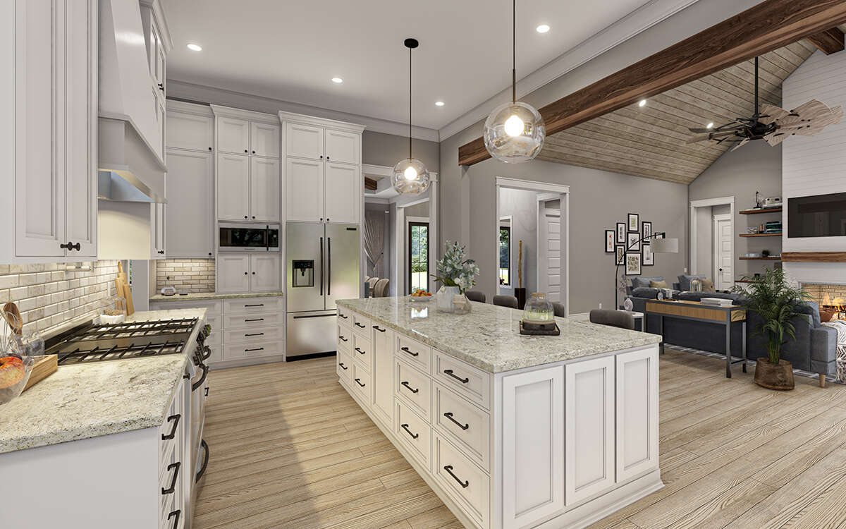 00092 Modern Farmhouse Plan: 3,346 Square Feet, 4-5 Bedrooms, 4 Bathrooms ...