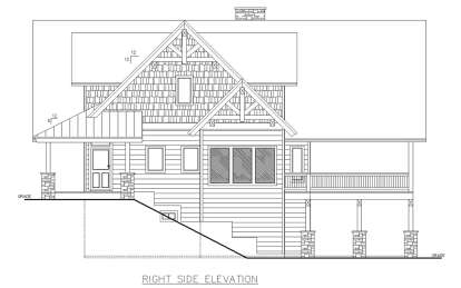 Craftsman House Plan #039-00722 Elevation Photo