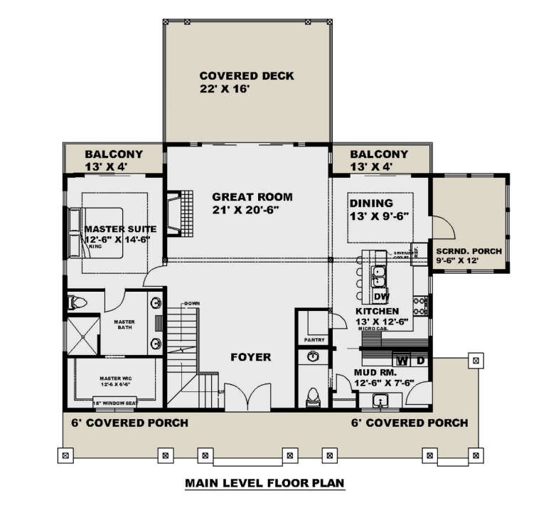 House Plan House Plan #28711 Drawing 1