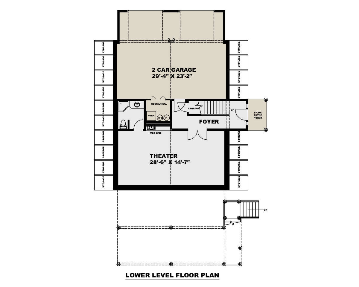 First Floor for House Plan #039-00723