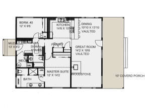 Main Floor  for House Plan #039-00724