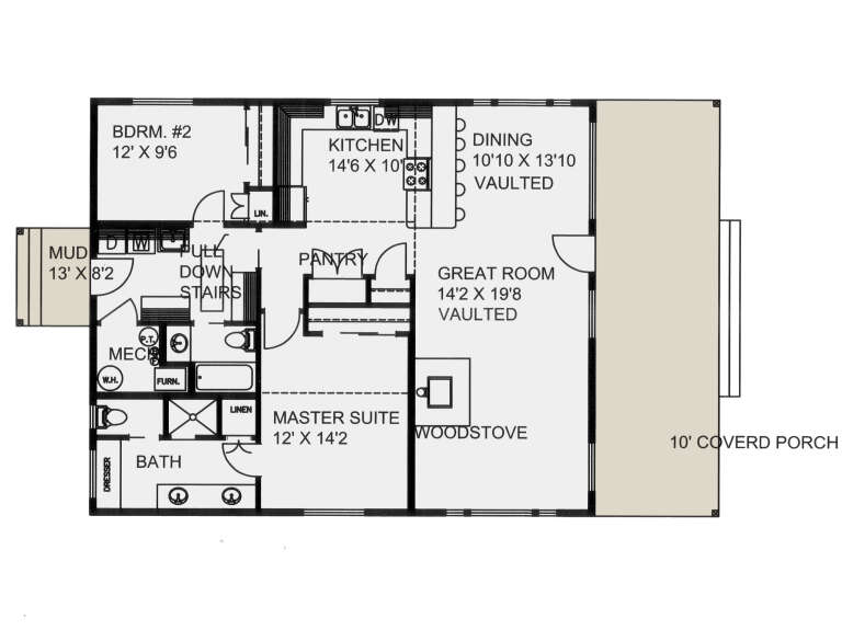 House Plan House Plan #28713 Drawing 1