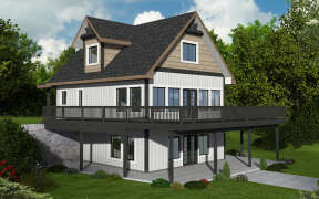 Mountain House Plan #039-00725 Elevation Photo