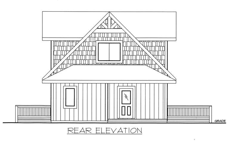Mountain House Plan #039-00725 Elevation Photo