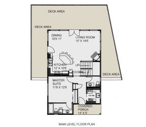 Main Floor  for House Plan #039-00725