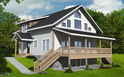 Mountain House Plan #039-00726 Elevation Photo