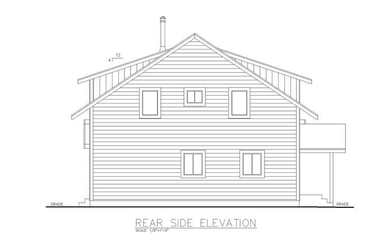 Mountain House Plan #039-00726 Elevation Photo