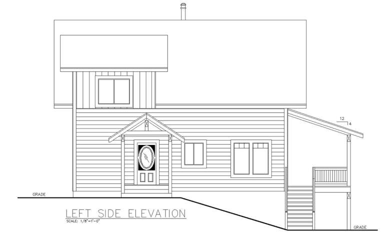 Mountain House Plan #039-00726 Elevation Photo