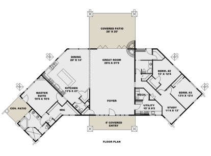 Main Floor  for House Plan #039-00727