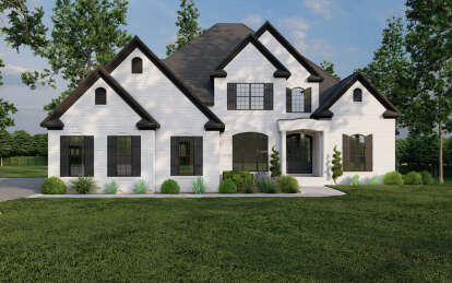 European House Plan #8318-00340 Elevation Photo