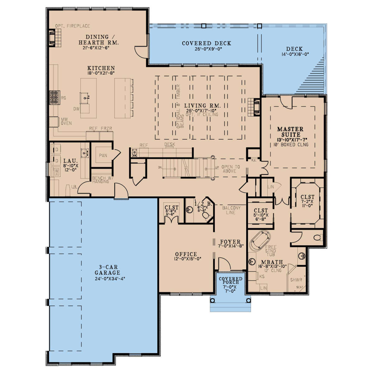 Main Floor  for House Plan #8318-00340