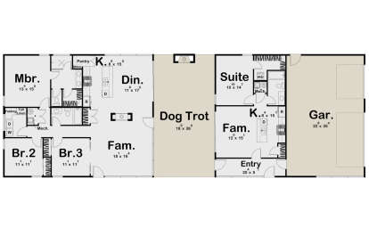 House Plan House Plan #28719 Drawing 1
