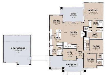 Main Floor  for House Plan #9401-00117
