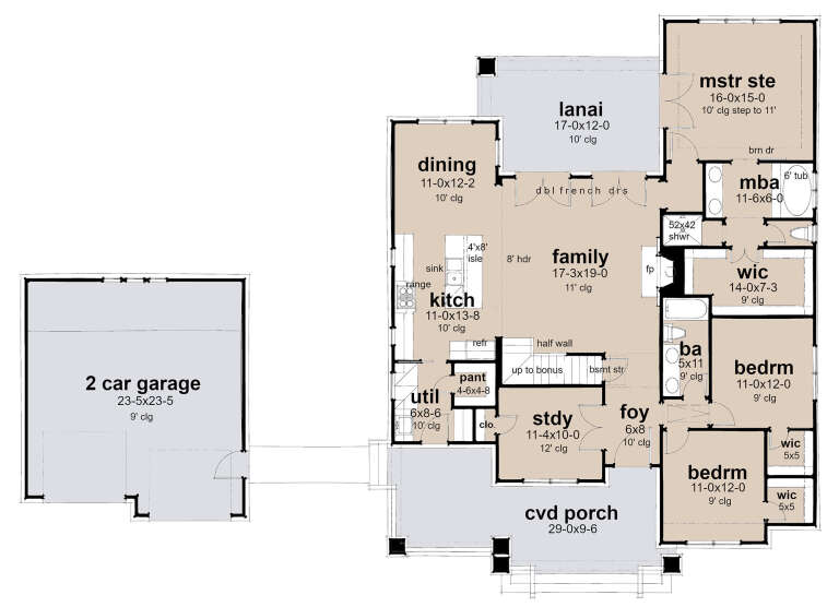 House Plan House Plan #28720 Drawing 1